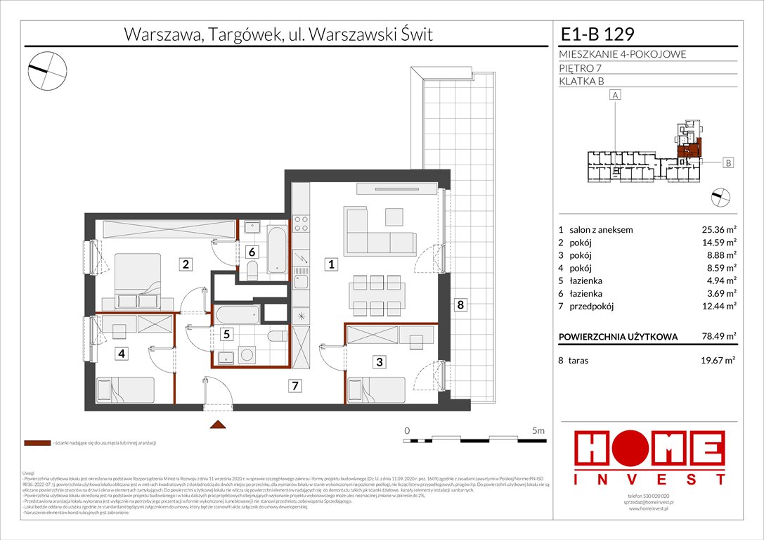 Nowe mieszkanie czteropokojowe  Warszawski Świt Etap X Warszawa, Targówek, ul. Warszawski Świt  78m2 Foto 1