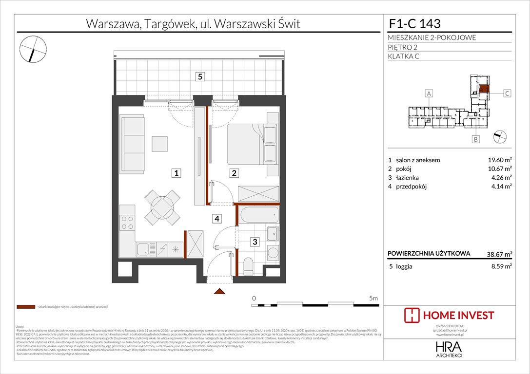 Nowe mieszkanie dwupokojowe Warszawski Świt Etap XIII Warszawa, ul. Warszawski Świt  39m2 Foto 1