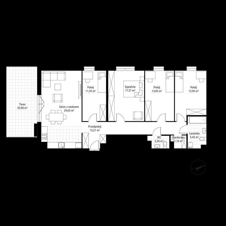 mieszkanie na sprzedaż 111m2 mieszkanie Będzin, Gzichów, Namiarkowa 15F