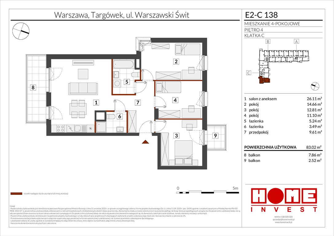 Nowe mieszkanie czteropokojowe  Warszawski Świt Etap XI Warszawa, Targówek, ul. Warszawski Świt  83m2 Foto 1