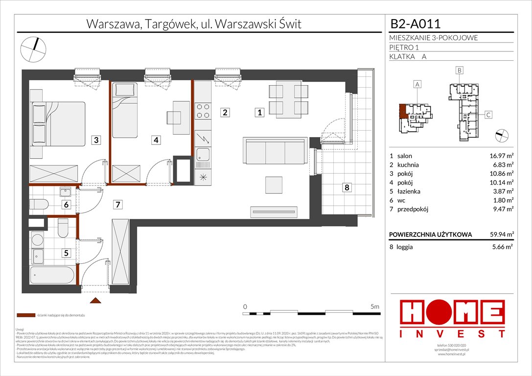 Nowe mieszkanie trzypokojowe Warszawski Świt Etap IX Warszawa, Targówek, ul. Warszawski Świt 12  60m2 Foto 1