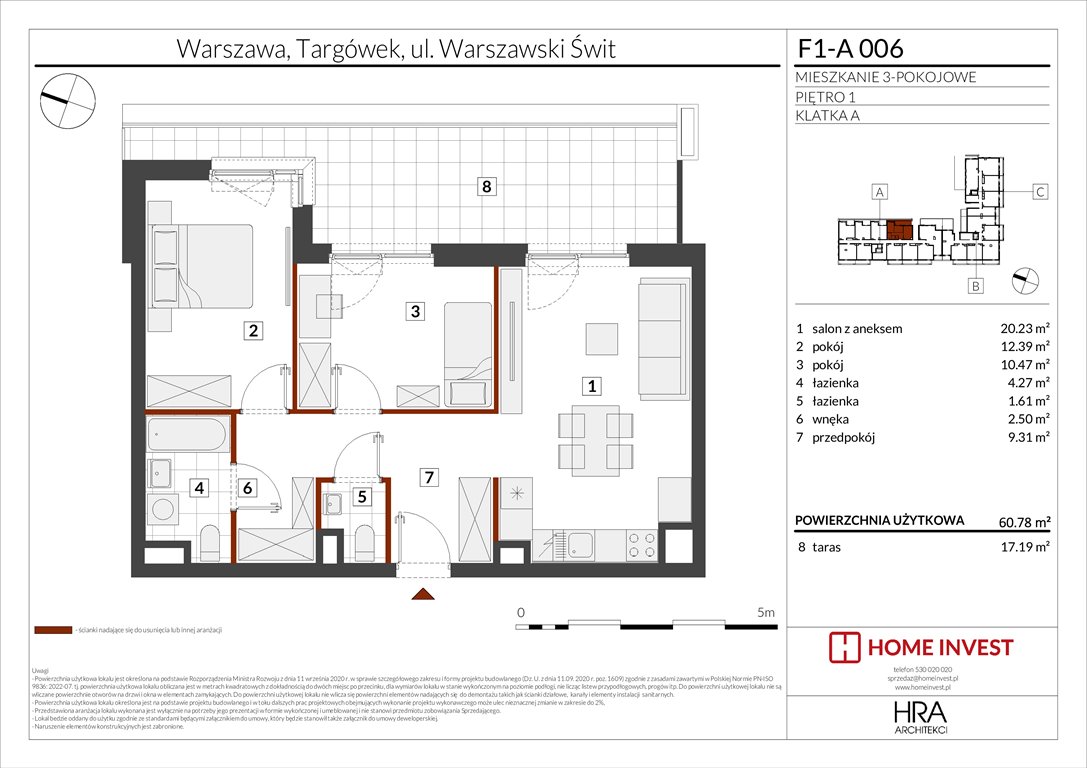 Nowe mieszkanie trzypokojowe Warszawski Świt Etap XIII Warszawa, ul. Warszawski Świt  61m2 Foto 1