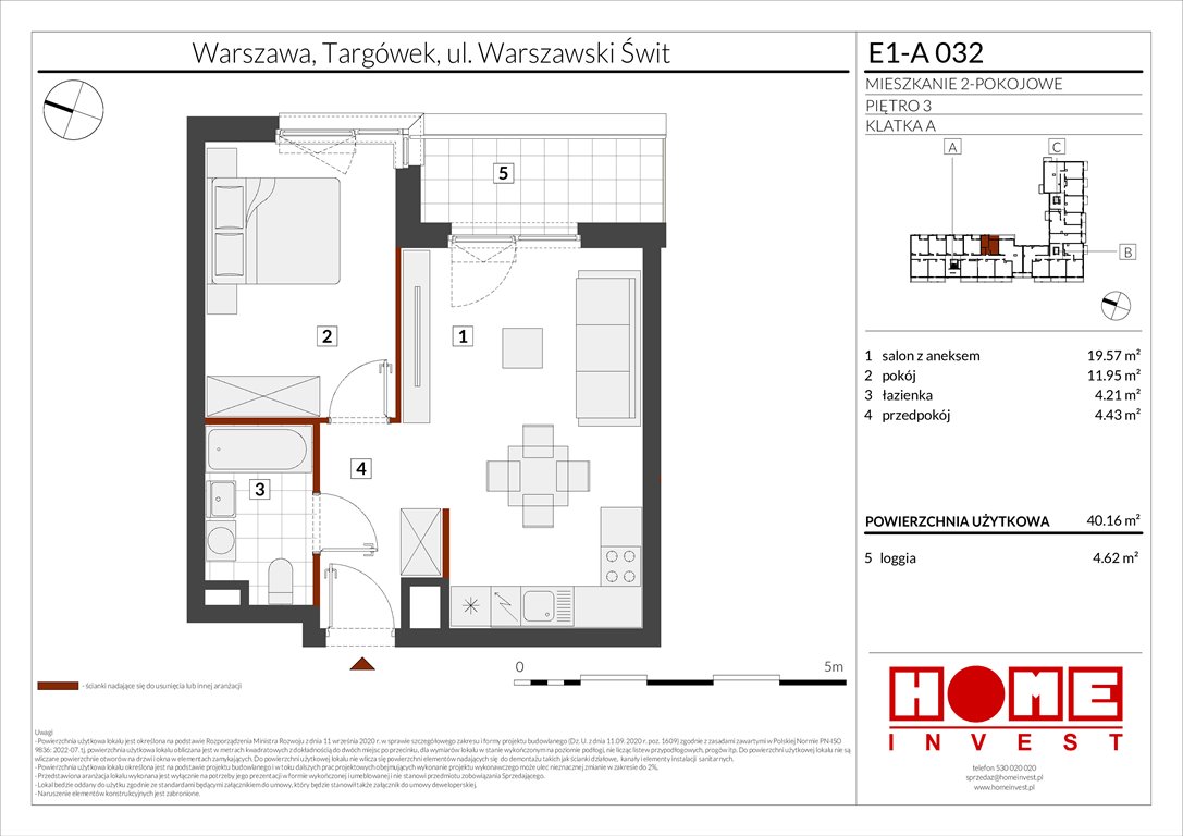 Nowe mieszkanie dwupokojowe Warszawski Świt Etap X Warszawa, Targówek, ul. Warszawski Świt  40m2 Foto 1