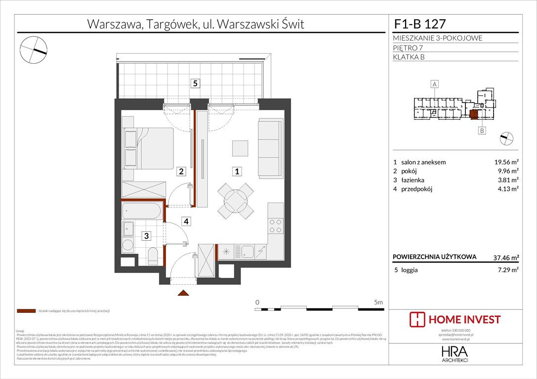 Nowe mieszkanie dwupokojowe Warszawski Świt Etap XIII Warszawa, ul. Warszawski Świt  37m2 Foto 1