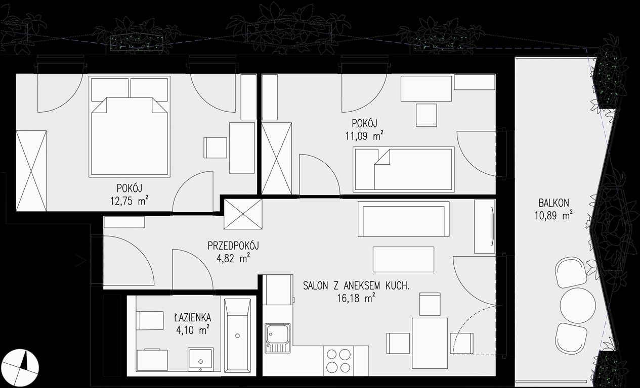 mieszkanie na sprzedaż 49m2 mieszkanie Katowice, Bogucice - Dąbrówka Mała, Wiertnicza 32