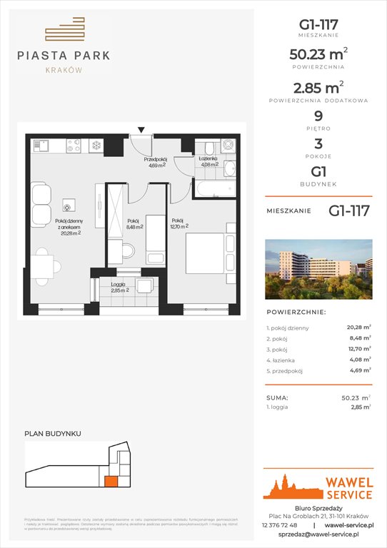 mieszkanie na sprzedaż 50m2 mieszkanie Kraków, Mistrzejowice, Osiedle Piastów 63