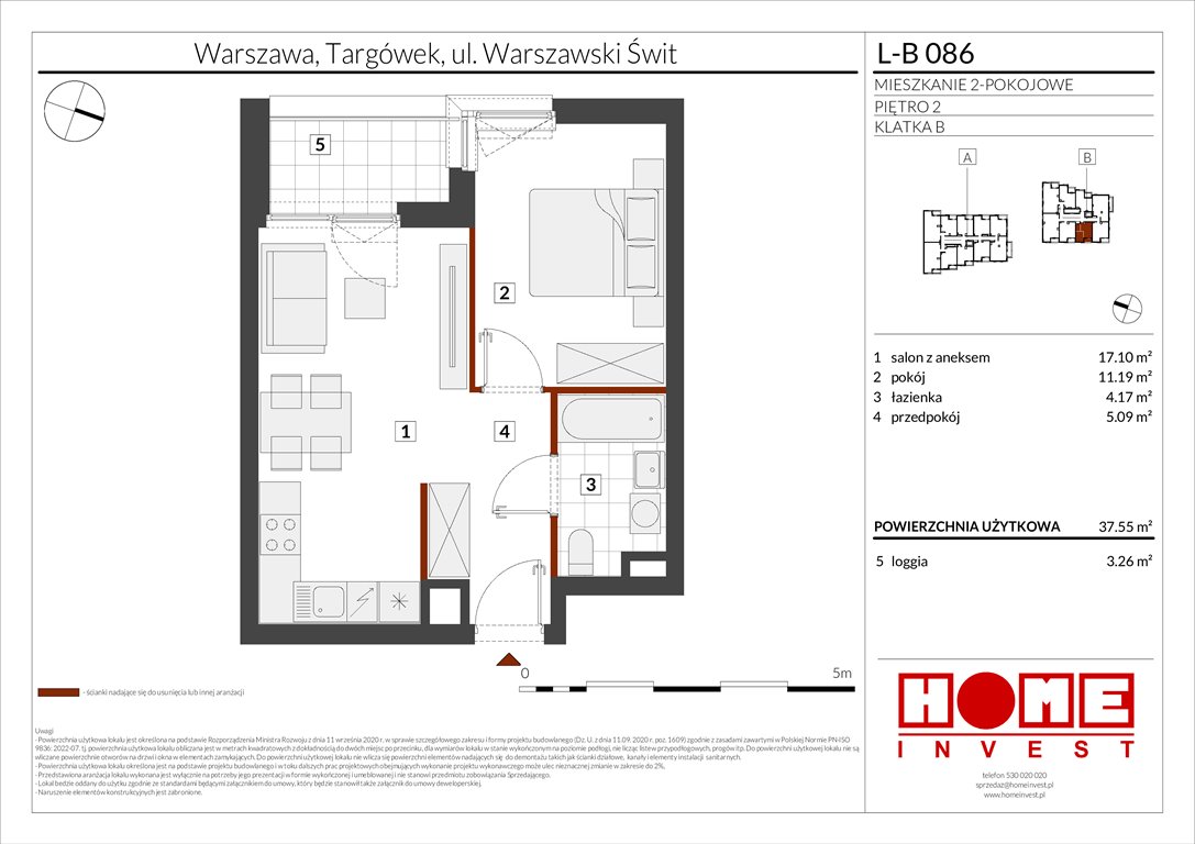 Nowe mieszkanie dwupokojowe Warszawski Świt Etap XII Warszawa, Targówek, ul. Warszawski Świt  38m2 Foto 1