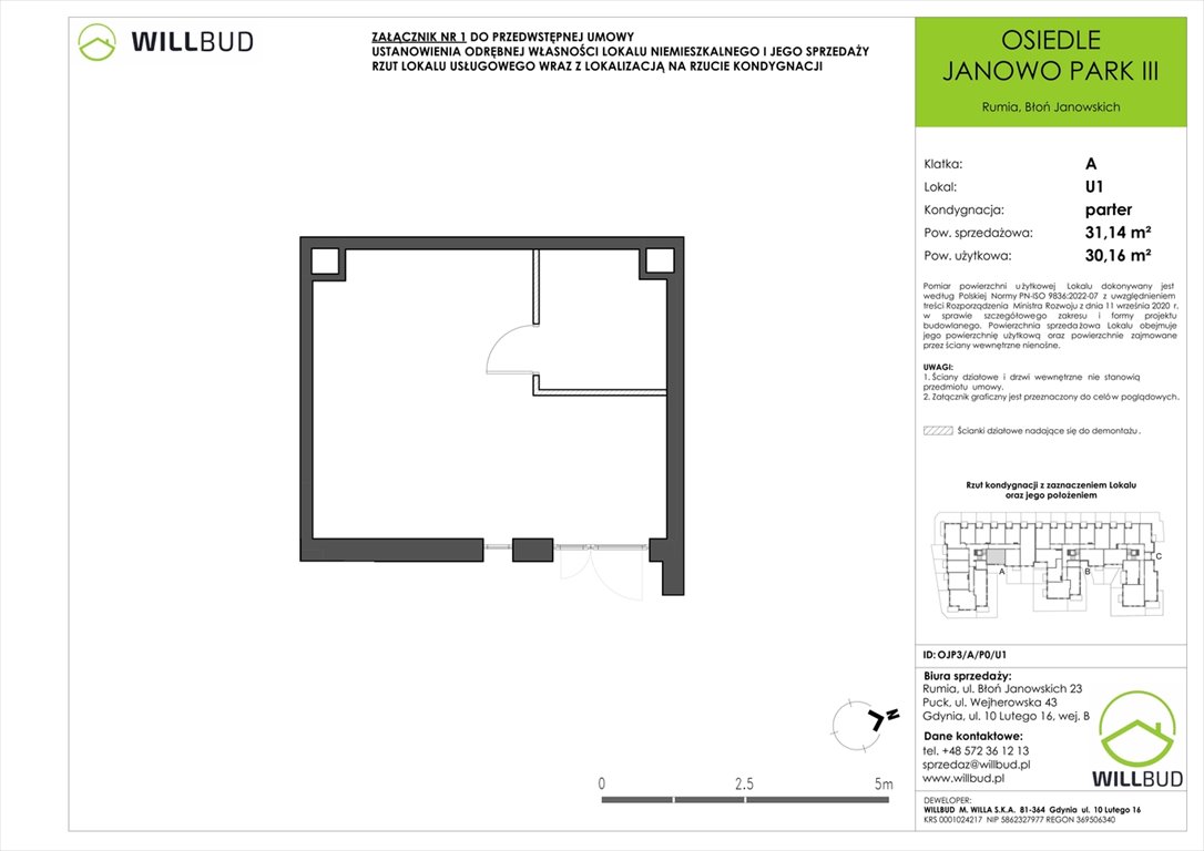 Nowe mieszkanie dwupokojowe Osiedle Janowo Park III Rumia, Janowo, Błoń Janowskich  Foto 1