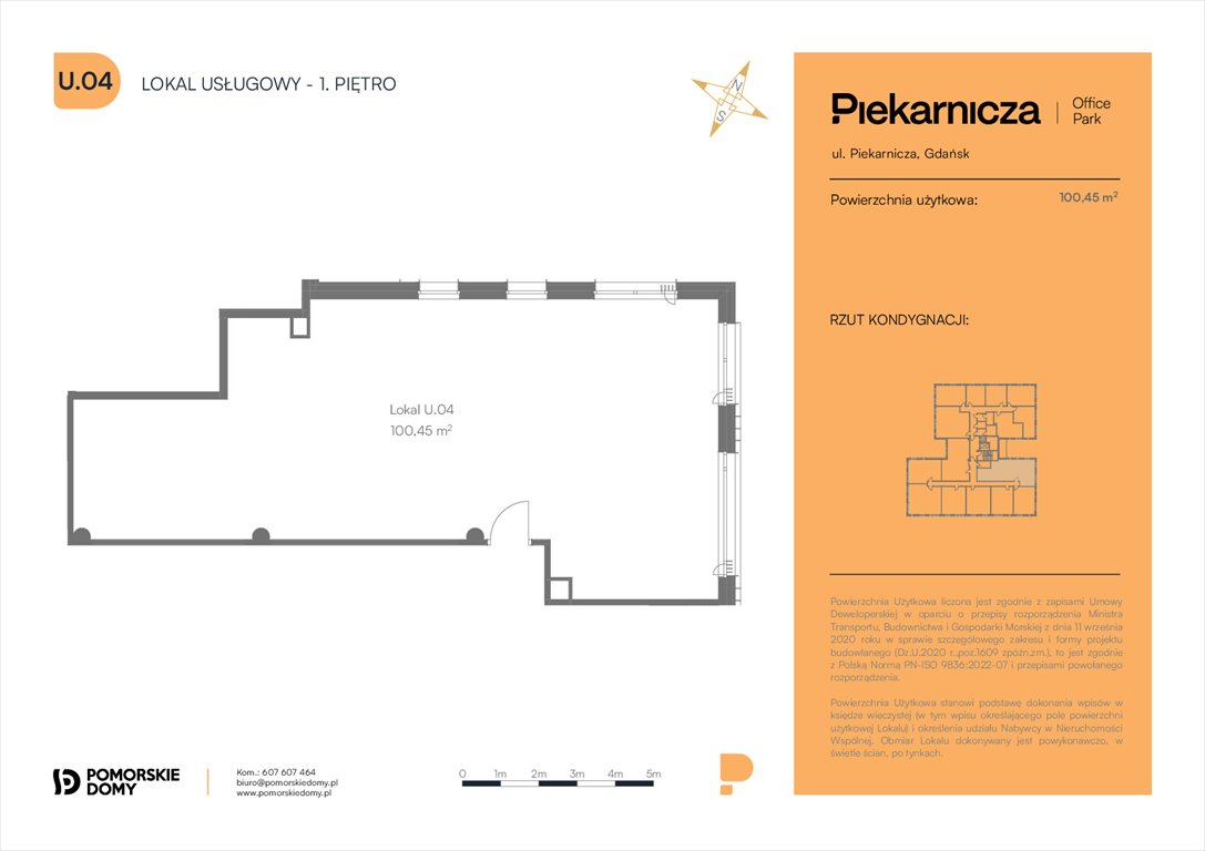 Nowe mieszkanie Piekarnicza Office Park Gdańsk, Morena, Piekarnicza 6  100m2 Foto 1