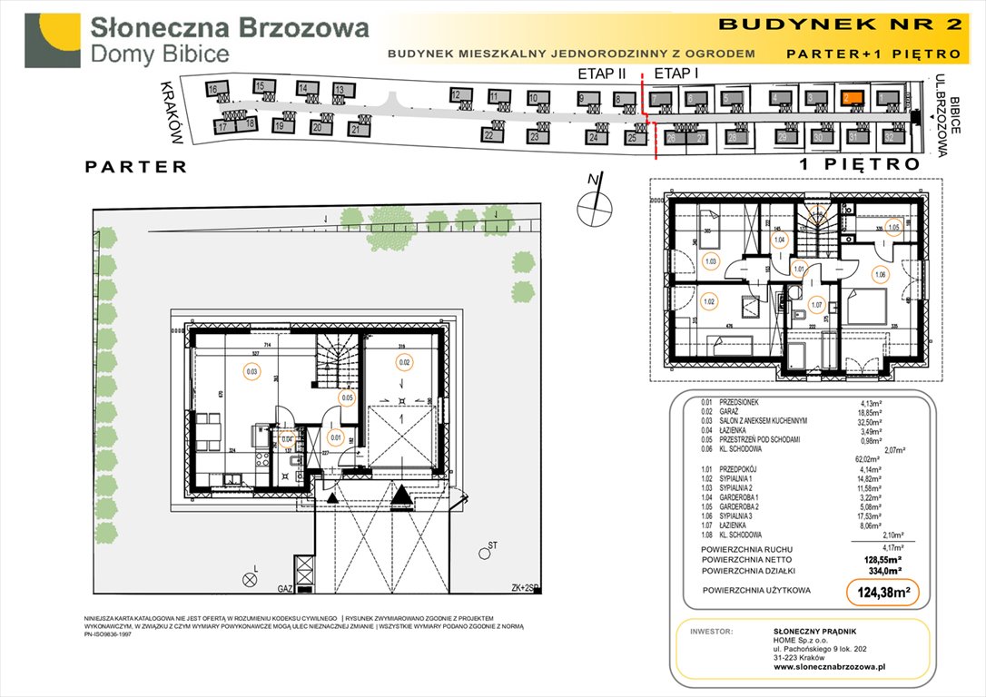 Nowy dom Słoneczna Brzozowa Bibice  124m2 Foto 1