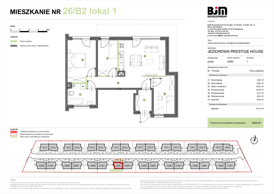 Nowe mieszkanie czteropokojowe  JEZIOROWA PRESTIGE HOUSE Warszawa, Wawer, Jeziorowa  70m2 Foto 1