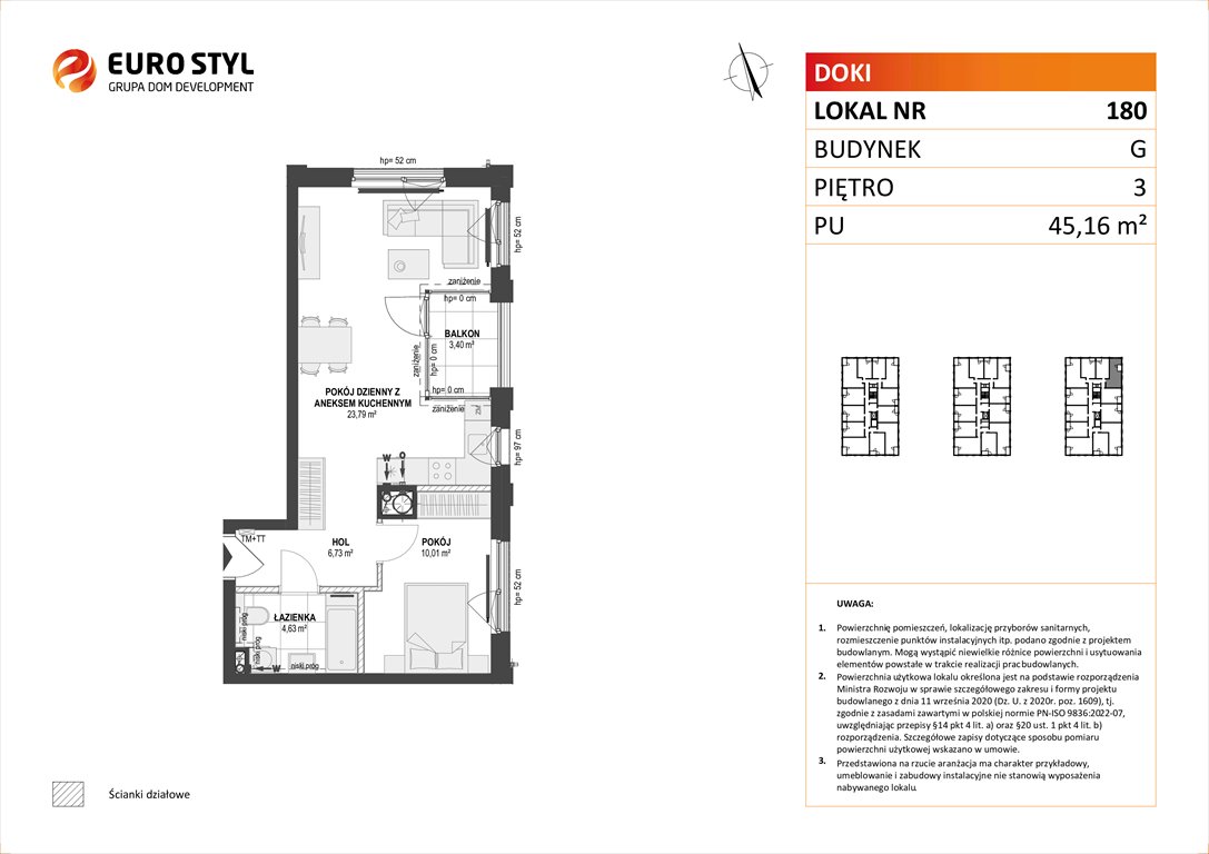 mieszkanie na sprzedaż 45m2 mieszkanie Gdańsk, Śródmieście, ks. Jerzego Popiełuszki/Rybaki Górne