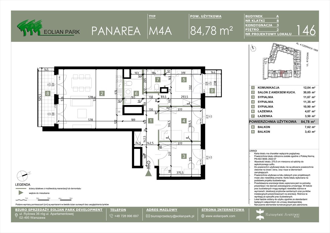 Nowe mieszkanie czteropokojowe  PANAREA Warszawa, Ursus, Ryżowa  85m2 Foto 1