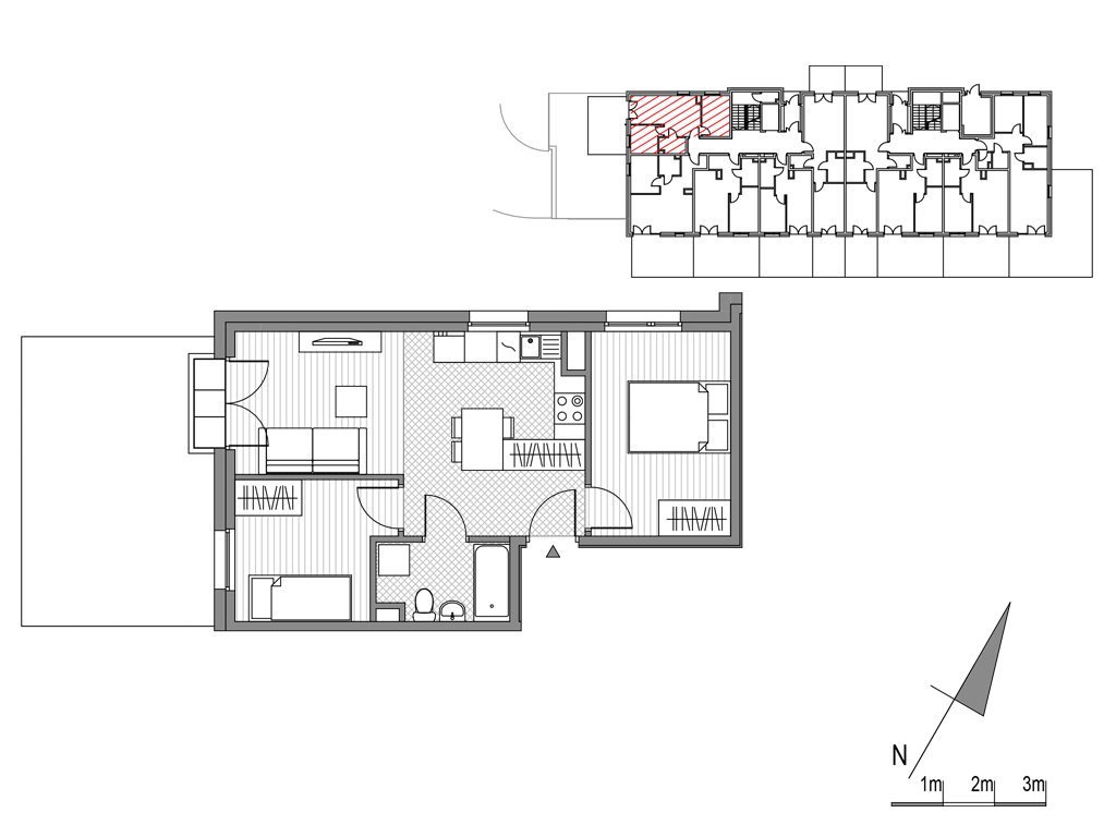 Nowe mieszkanie Glogera bud F i G Kraków, ul.Glogera 9,11  45m2 Foto 1