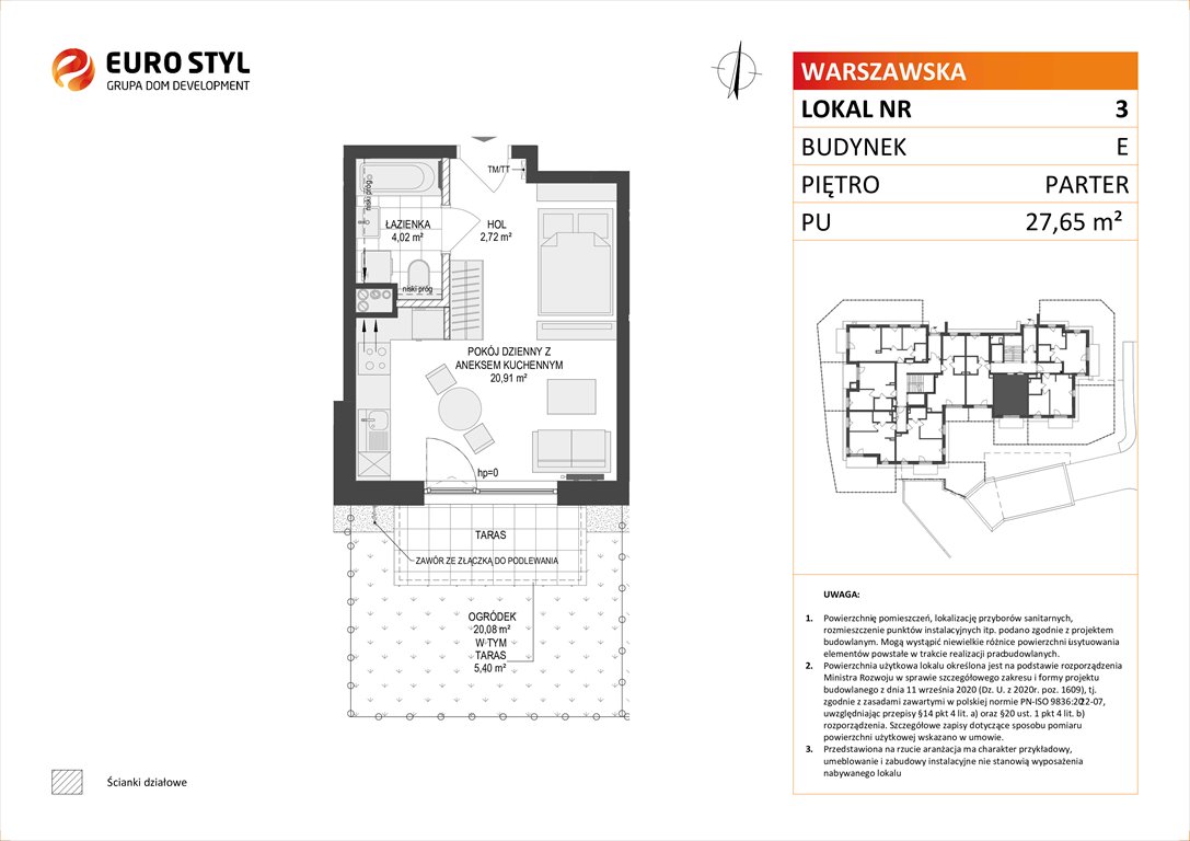 mieszkanie na sprzedaż 28m2 mieszkanie Gdańsk, Warszawska