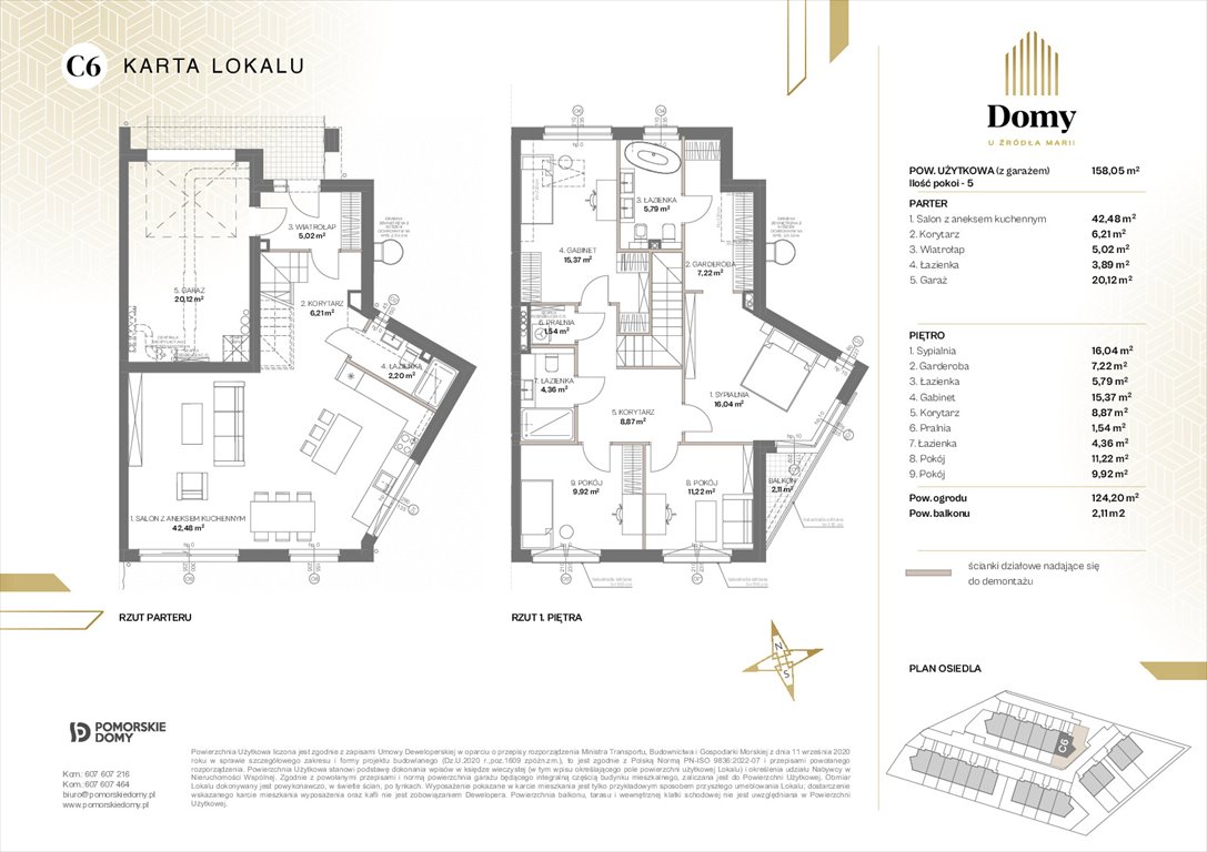 Nowe mieszkanie Domy u Źródła Marii Gdynia, Wielki Kack, Źródło Marii  158m2 Foto 1