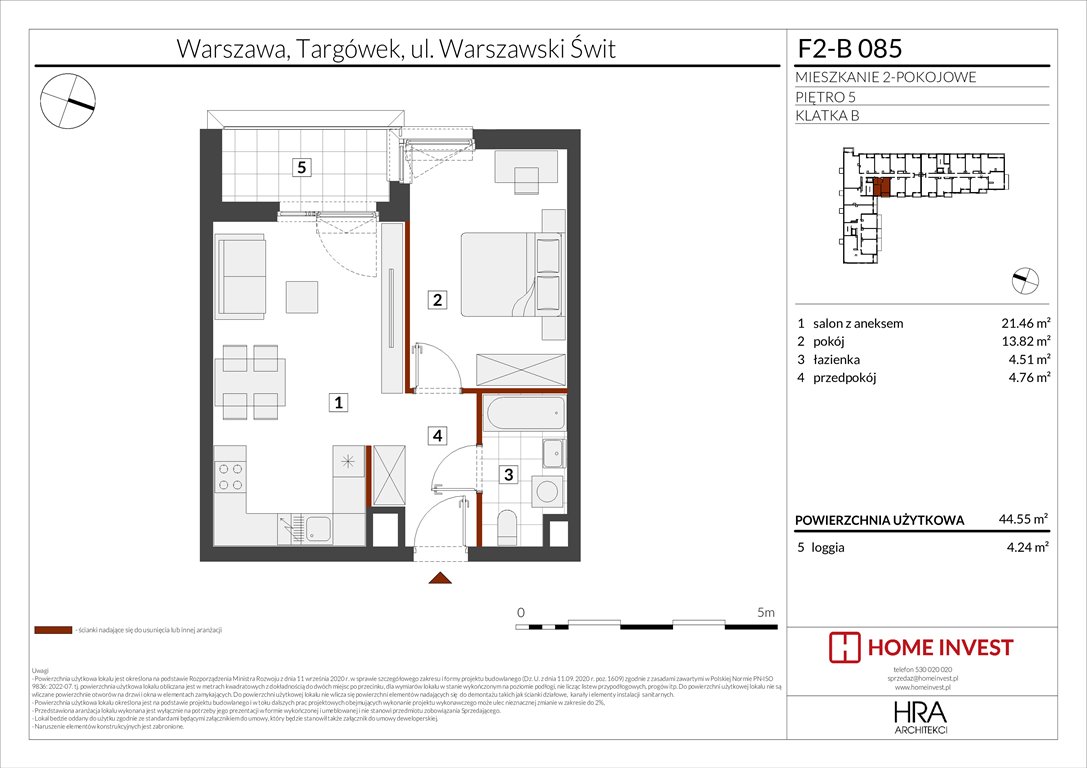 Nowe mieszkanie dwupokojowe Warszawski Świt Etap XIV Warszawa, ul. Warszawski Świt  45m2 Foto 1
