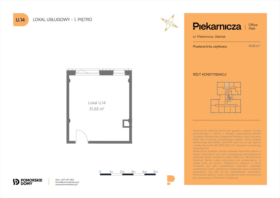 Nowe mieszkanie Piekarnicza Office Park Gdańsk, Morena, Piekarnicza 6  32m2 Foto 1