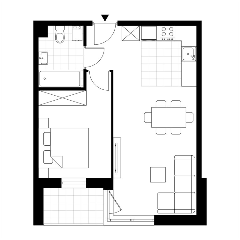 mieszkanie na sprzedaż 42m2 mieszkanie Będzin, Gzichów, Namiarkowa 15F