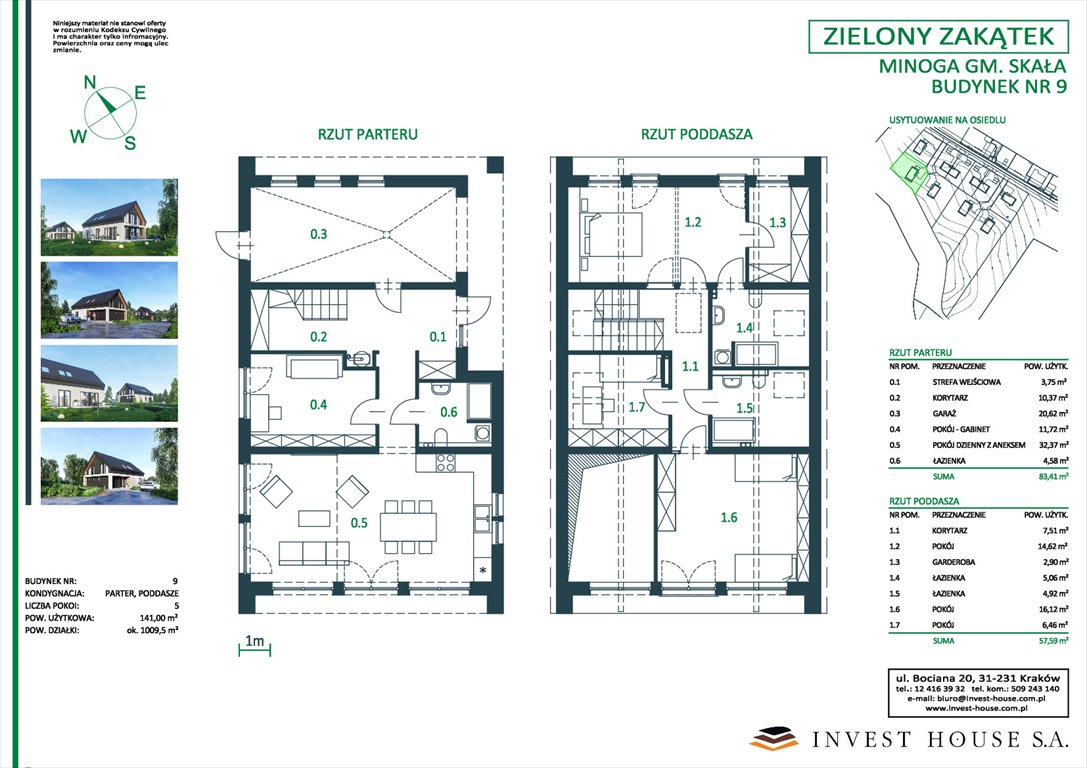 Nowy dom "ZIELONY ZAKĄTEK" - MINOGA Minoga  141m2 Foto 1