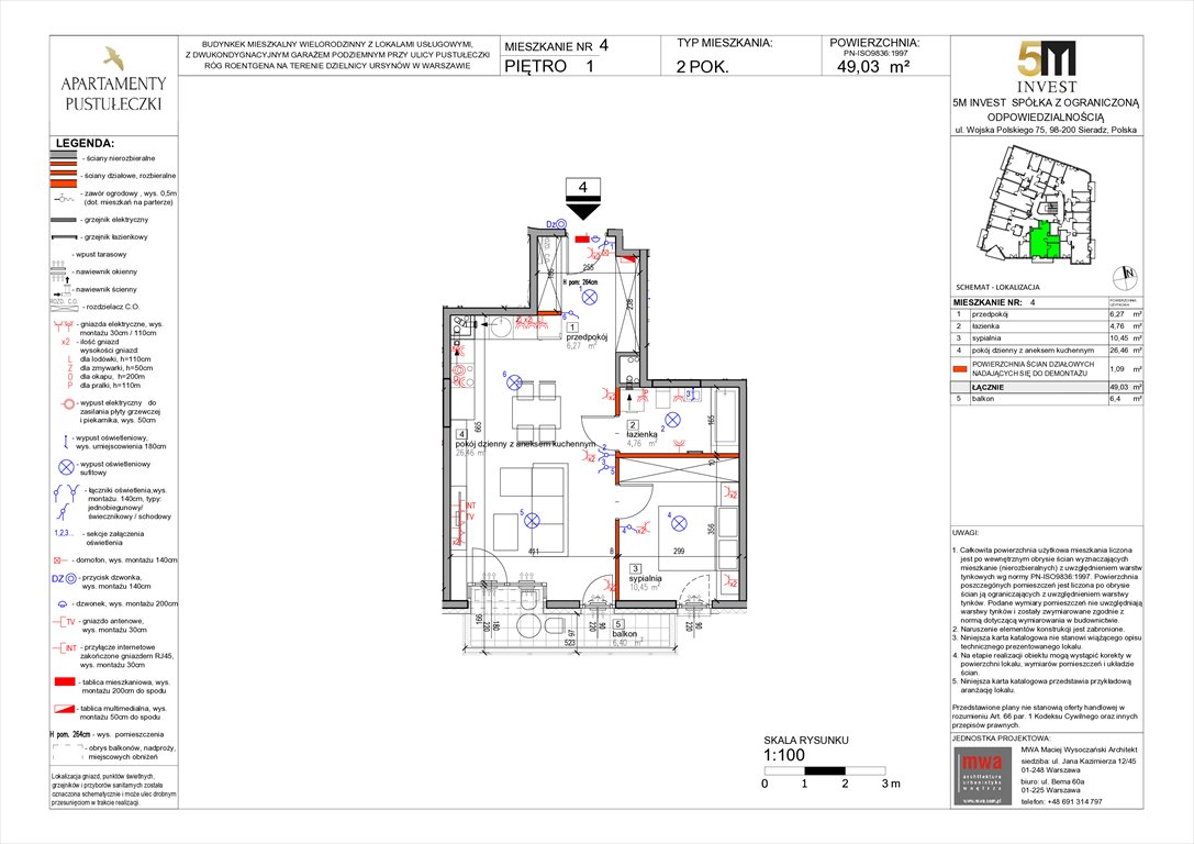 Nowe mieszkanie dwupokojowe Apartamenty Pustułeczki  Warszawa, Ursynów, Pustułeczki 18D  Foto 1