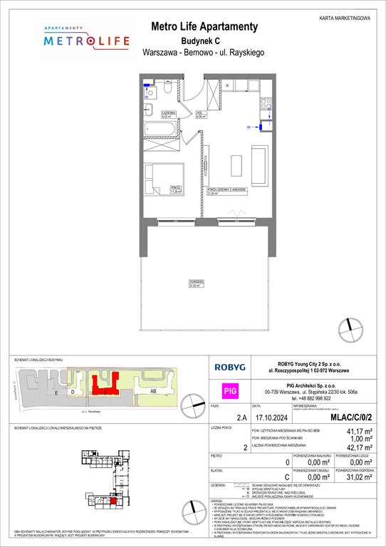 Nowe mieszkanie dwupokojowe Metro Life Apartamenty Warszawa, Bemowo, Rayskiego  41m2 Foto 1