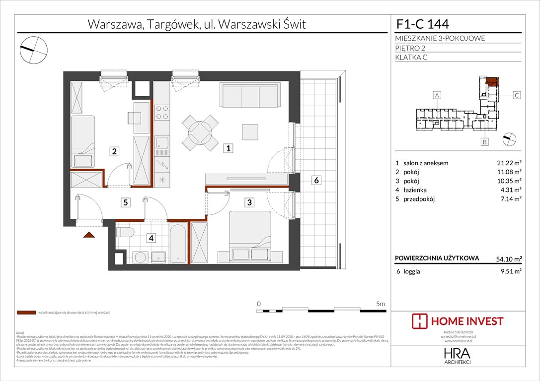 Nowe mieszkanie trzypokojowe Warszawski Świt Etap XIII Warszawa, ul. Warszawski Świt  54m2 Foto 1
