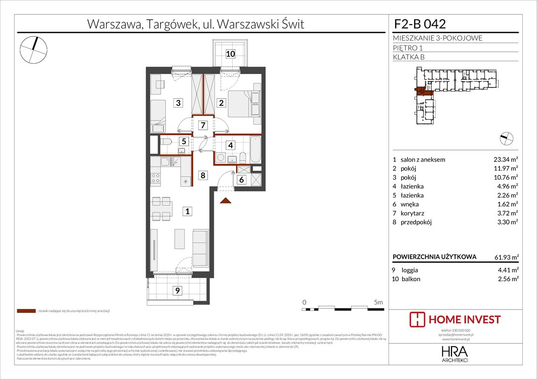 Nowe mieszkanie trzypokojowe Warszawski Świt Etap XIV Warszawa, ul. Warszawski Świt  62m2 Foto 1