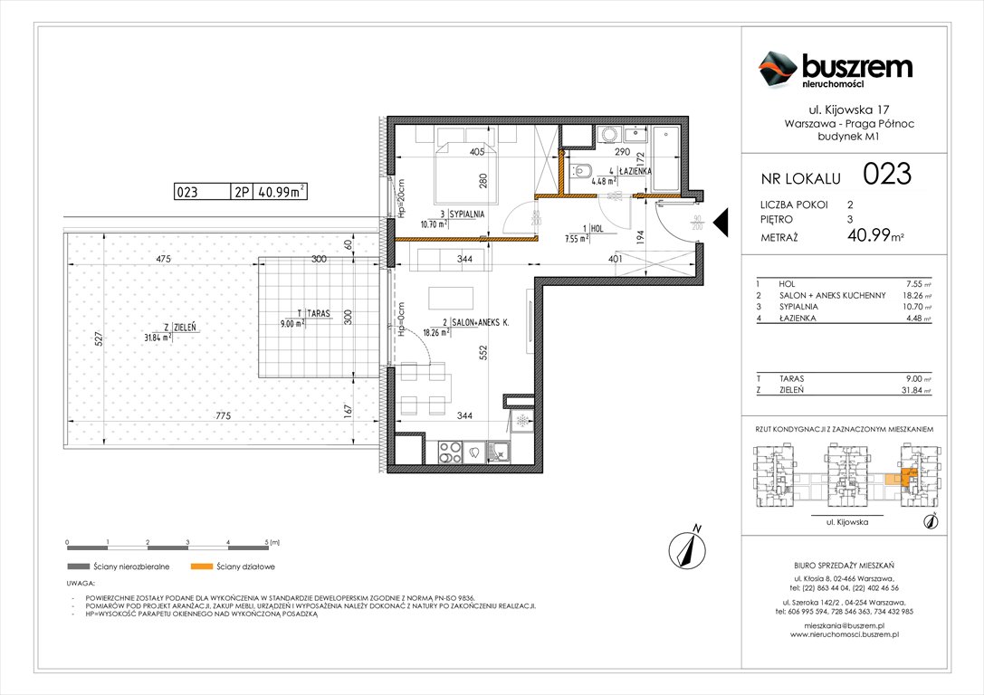 Nowe mieszkanie dwupokojowe Kijowska 17 Warszawa, Praga Północ, Kijowska 17  41m2 Foto 1