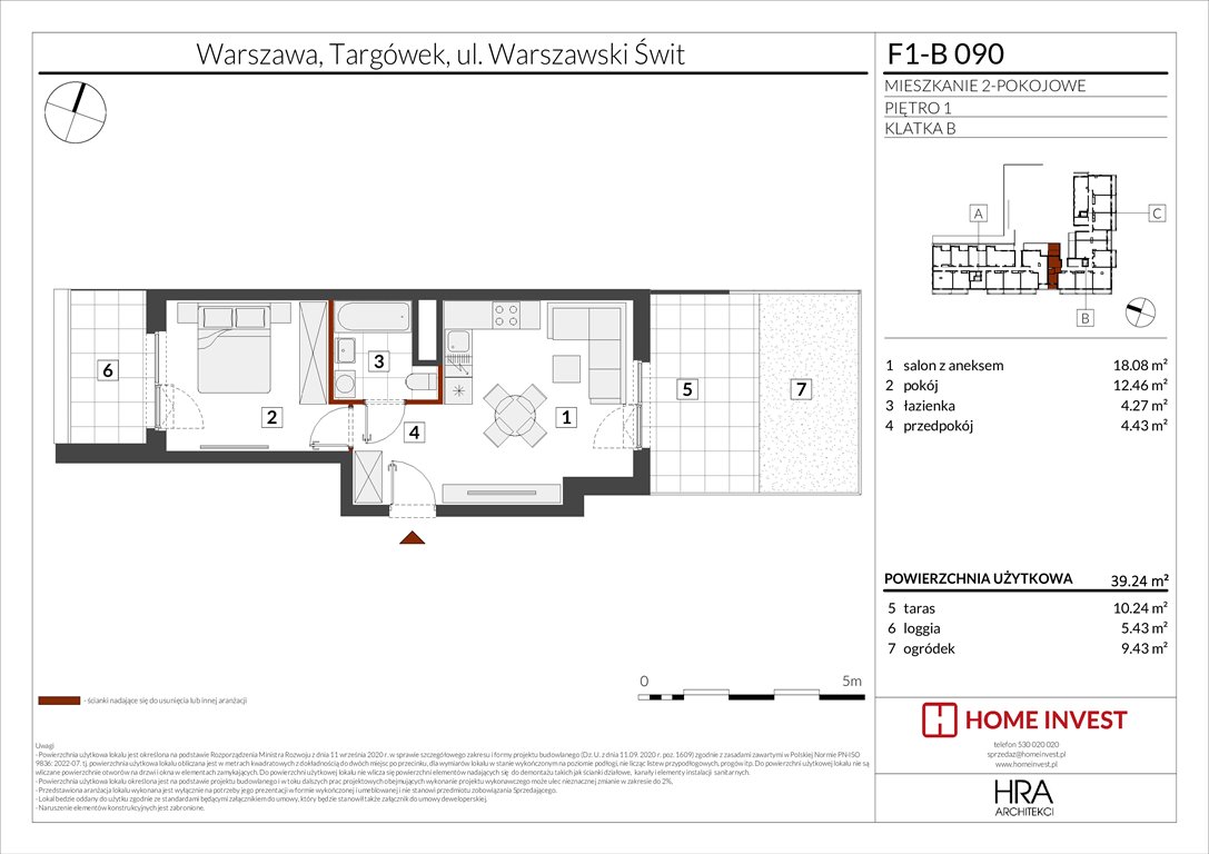 Nowe mieszkanie dwupokojowe Warszawski Świt Etap XIII Warszawa, ul. Warszawski Świt  39m2 Foto 1