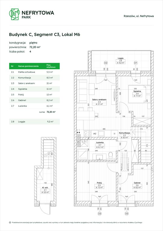 Nowe mieszkanie czteropokojowe  Nefrytowa Park		 Rzeszów, Załęże, Nefrytowa Park, Nefrytowa  72m2 Foto 1