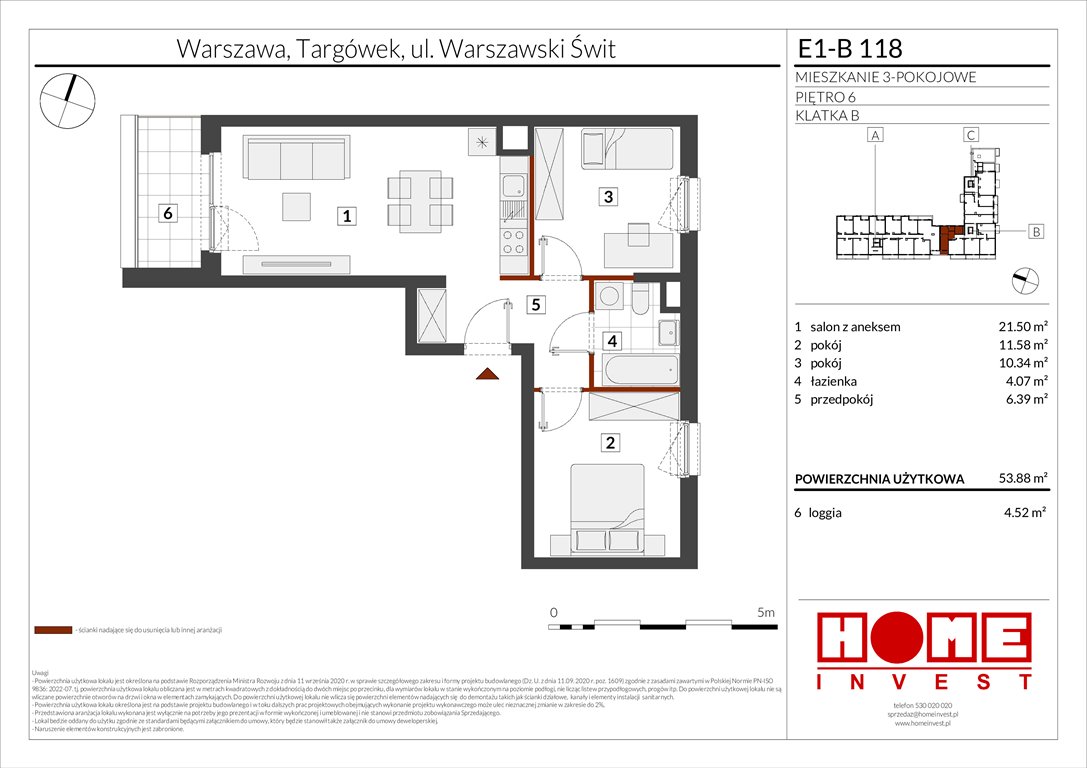 Nowe mieszkanie trzypokojowe Warszawski Świt Etap X Warszawa, Targówek, ul. Warszawski Świt  54m2 Foto 1