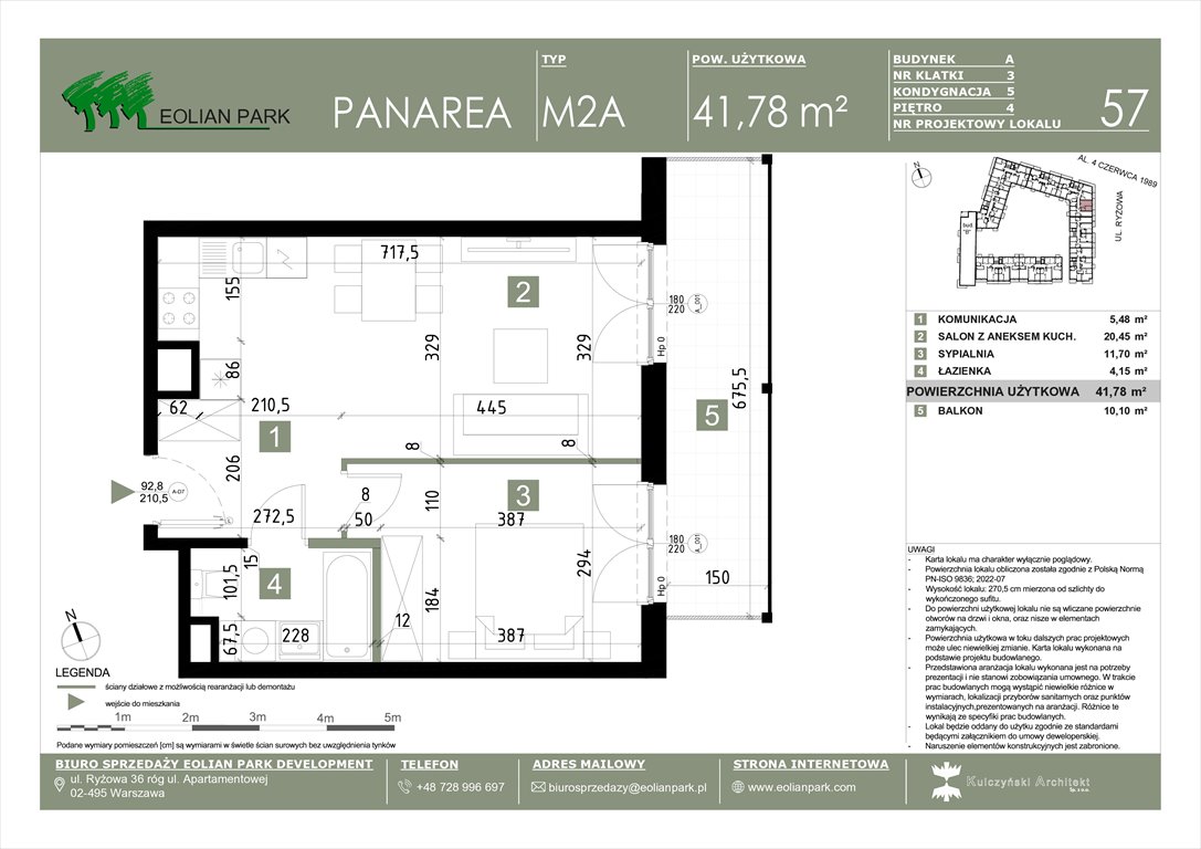 Nowe mieszkanie dwupokojowe PANAREA Warszawa, Ursus, Ryżowa  42m2 Foto 1