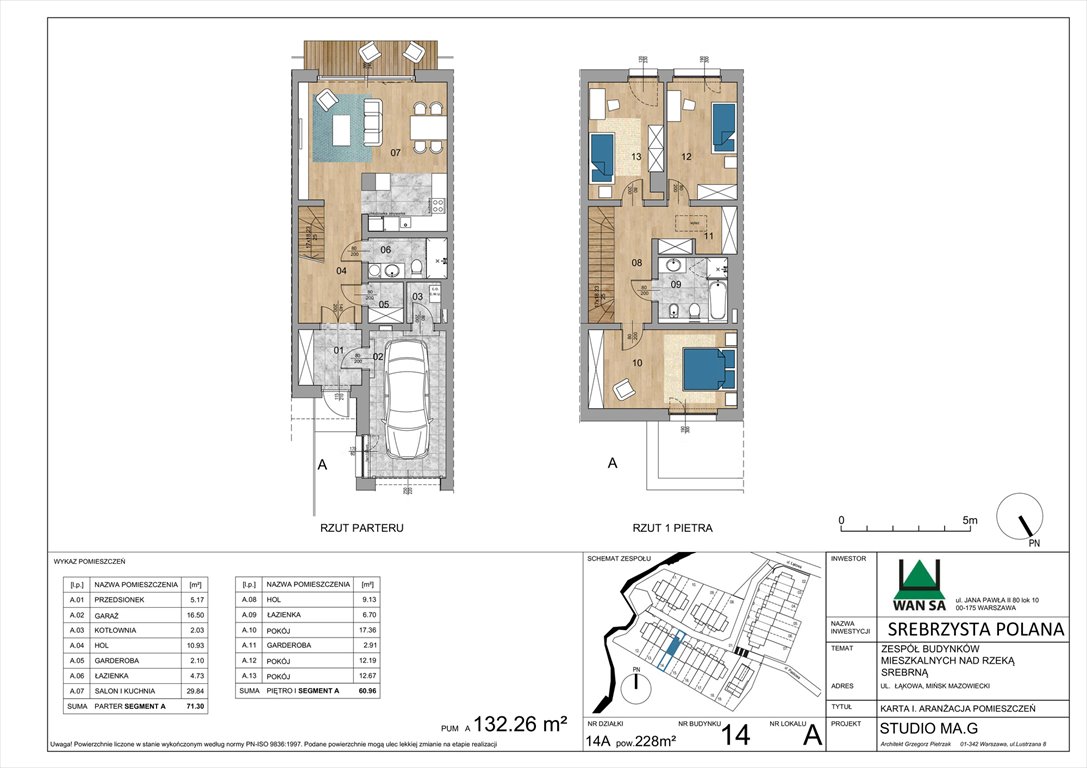 Nowy dom SREBRZYSTA POLANA Mińsk Mazowiecki, Łąkowa 11  132m2 Foto 1