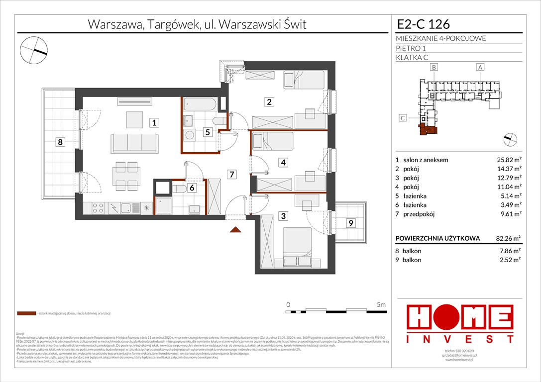Nowe mieszkanie czteropokojowe  Warszawski Świt Etap XI Warszawa, Targówek, ul. Warszawski Świt  82m2 Foto 1