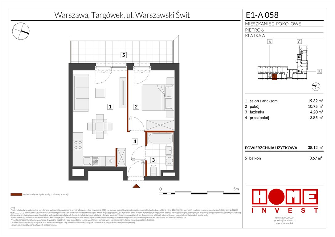 Nowe mieszkanie dwupokojowe Warszawski Świt Etap X Warszawa, Targówek, ul. Warszawski Świt  38m2 Foto 1