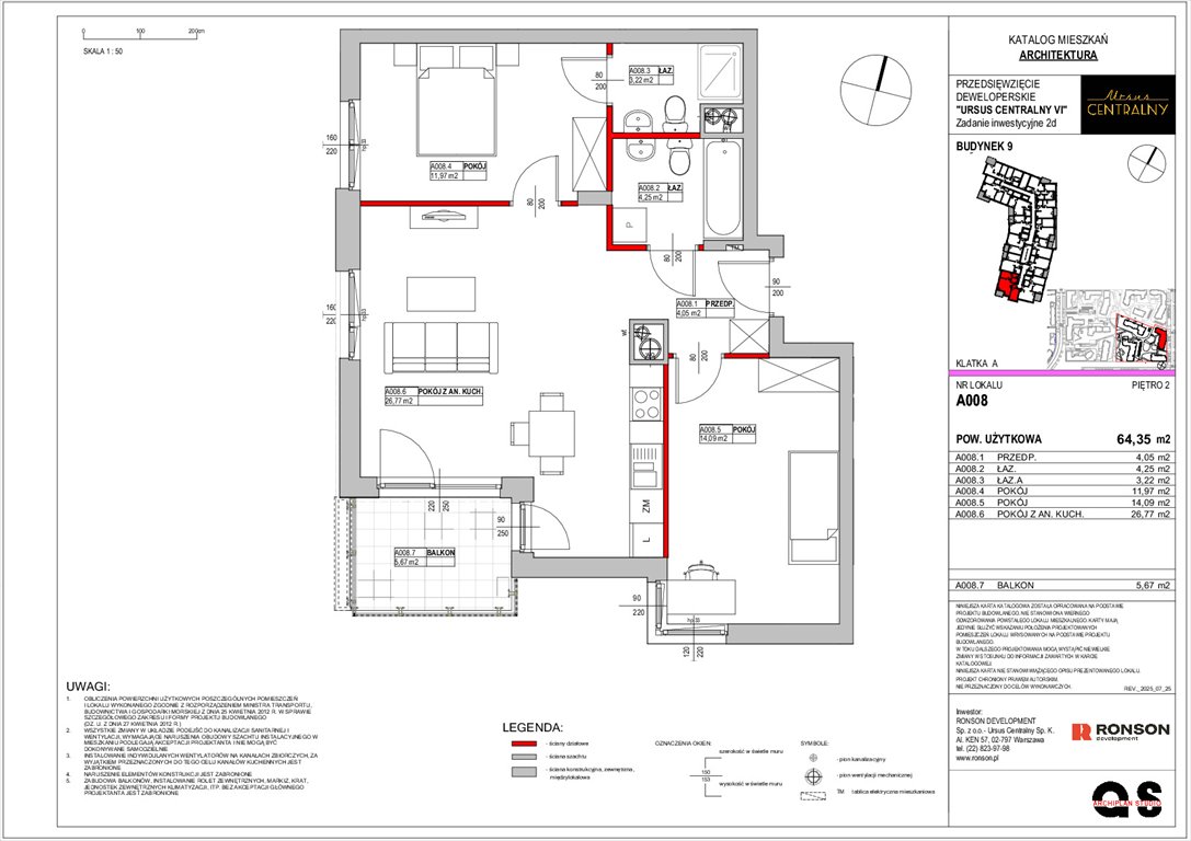 Nowe mieszkanie trzypokojowe URSUS CENTRALNY Warszawa, Ursus, ul. Gierdziejewskiego 23  64m2 Foto 1