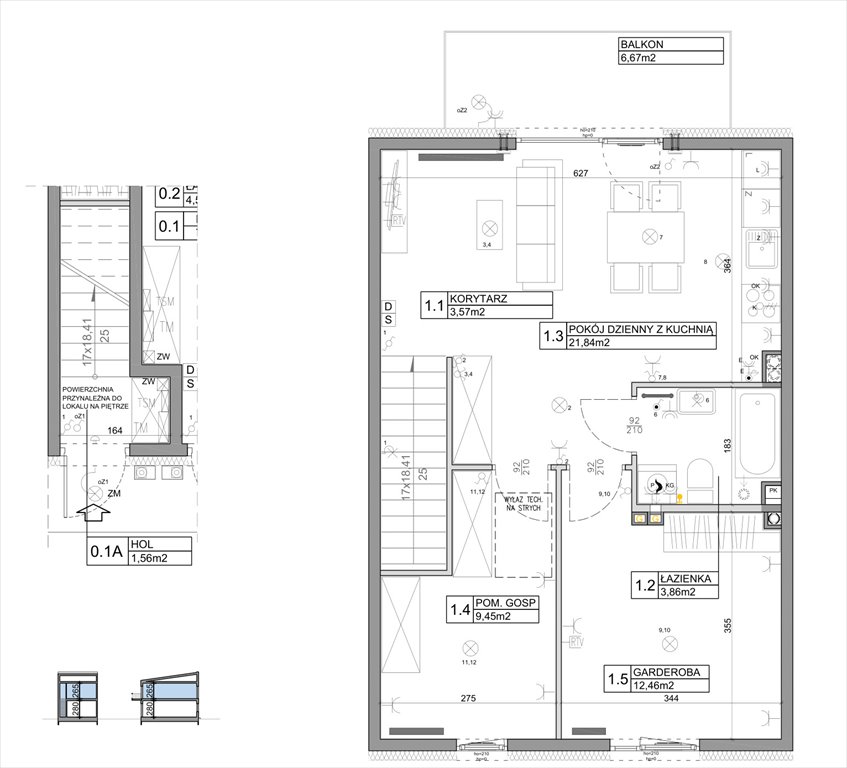 dom na sprzedaż 59m2 dom Marki, Stawowa