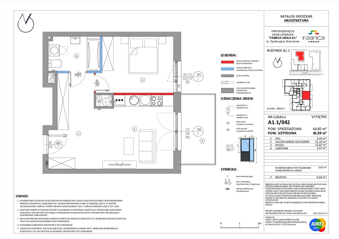 Nowe mieszkanie dwupokojowe Fabrica Ursus A Warszawa, Ursus, Silnikowa 25  44m2 Foto 1