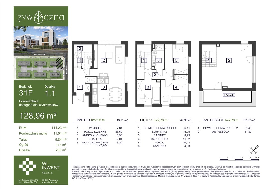 Nowy dom OSIEDLE ŻYWICZNA Warszawa, Białołęka, Żywiczna 31  129m2 Foto 1