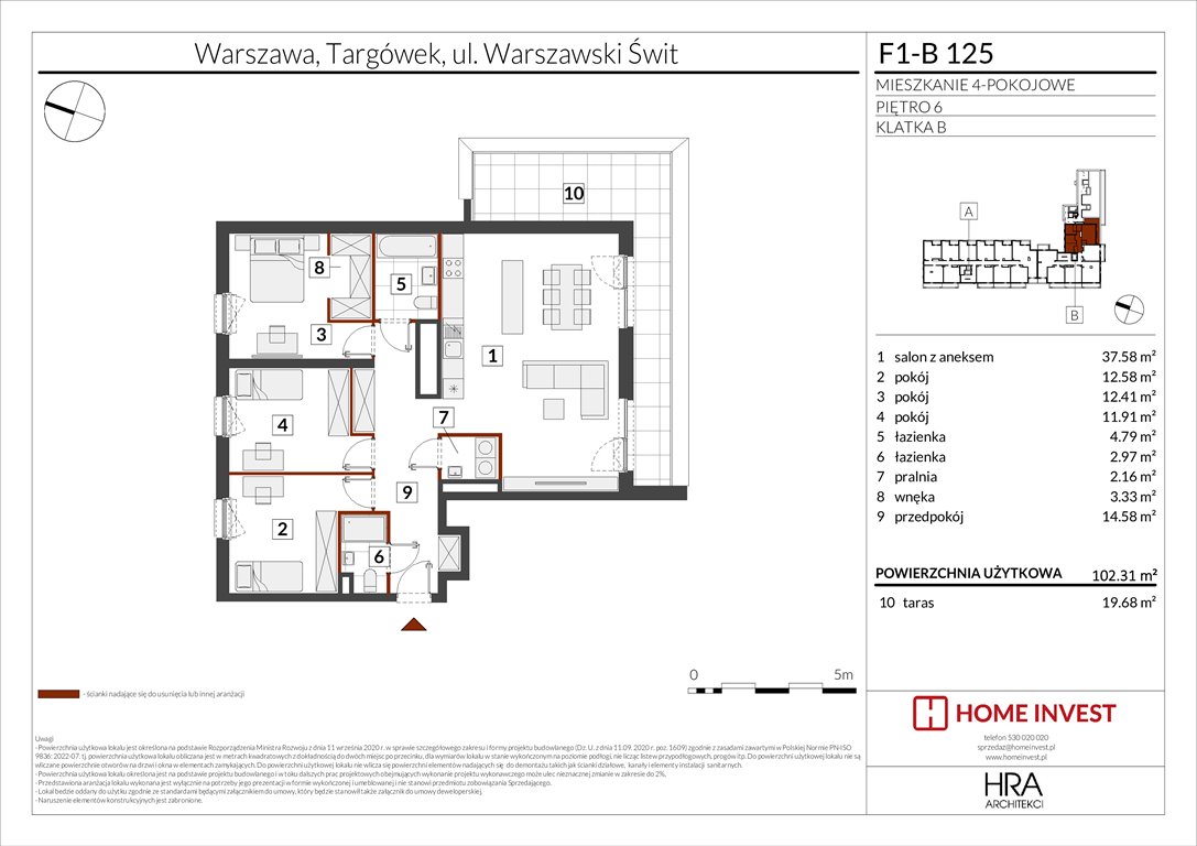 Nowe mieszkanie czteropokojowe  Warszawski Świt Etap XIII Warszawa, ul. Warszawski Świt  102m2 Foto 1