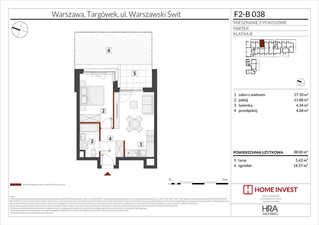 Nowe mieszkanie dwupokojowe Warszawski Świt Etap XIV Warszawa, ul. Warszawski Świt  38m2 Foto 1