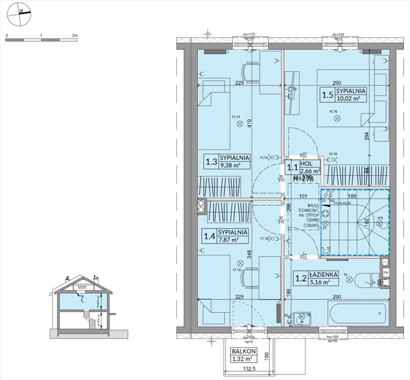Nowy dom Osiedle Słoneczne Sulejówek, Szklarniowa  78m2 Foto 1