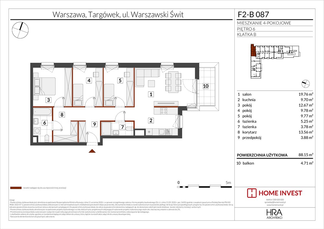 Nowe mieszkanie czteropokojowe  Warszawski Świt Etap XIV Warszawa, ul. Warszawski Świt  88m2 Foto 1
