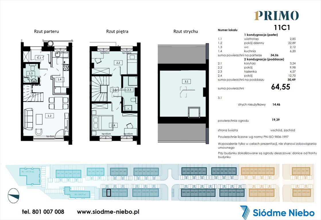 Nowy dom Osiedle PRIMO Pruszcz Gdański, Rokitnica, Droga Słowackiego  65m2 Foto 1