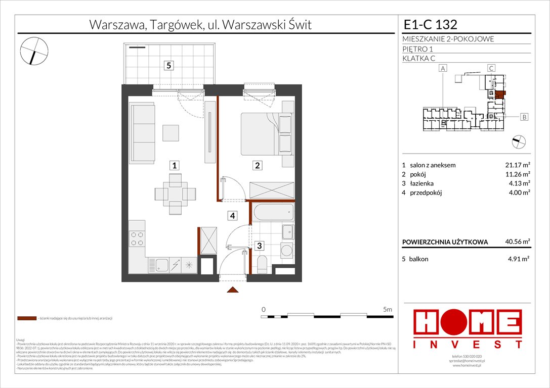 Nowe mieszkanie dwupokojowe Warszawski Świt Etap X Warszawa, Targówek, ul. Warszawski Świt  41m2 Foto 1