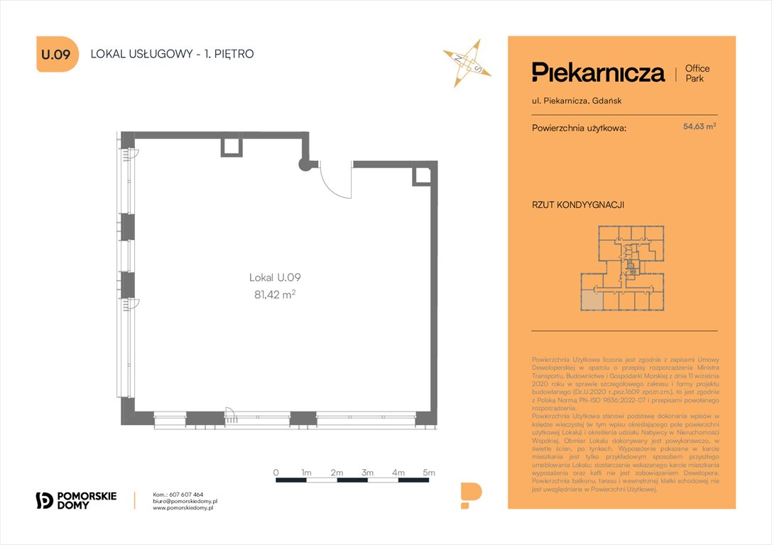 Nowe mieszkanie Piekarnicza Office Park Gdańsk, Morena, Piekarnicza 6  81m2 Foto 1