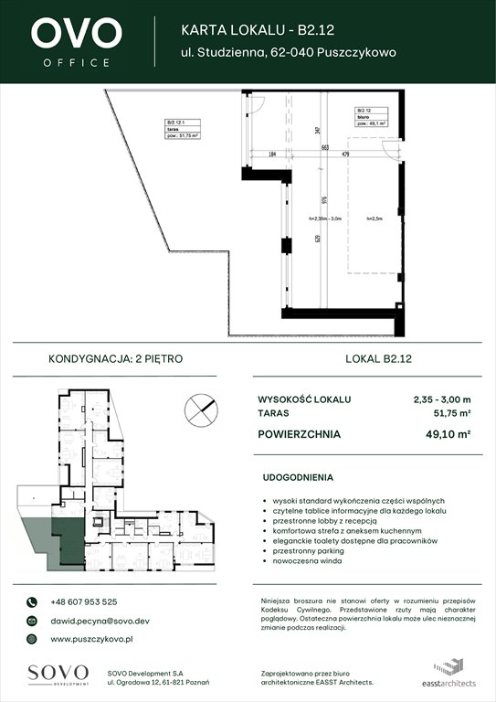 Nowe mieszkanie OVO Office Puszczykowo, Studzienna 2G  49m2 Foto 1