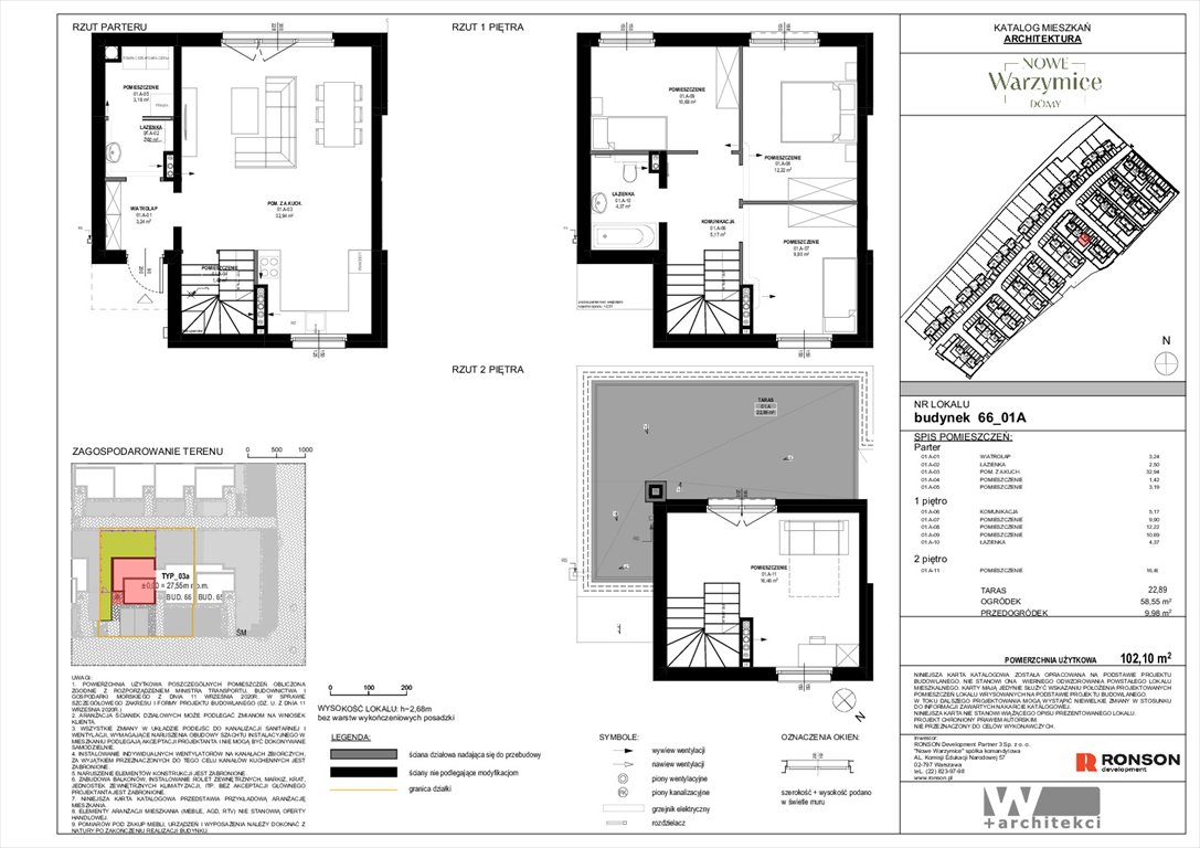 Nowe mieszkanie Nowe Warzymice Rajkowo, Spacerowa 14/2  102m2 Foto 1