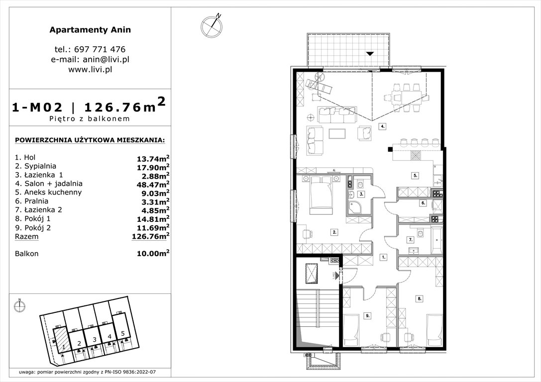 Nowe mieszkanie czteropokojowe  Apartamenty Anin Warszawa, Wawer Anin, Rzeźbiarska 58  127m2 Foto 1